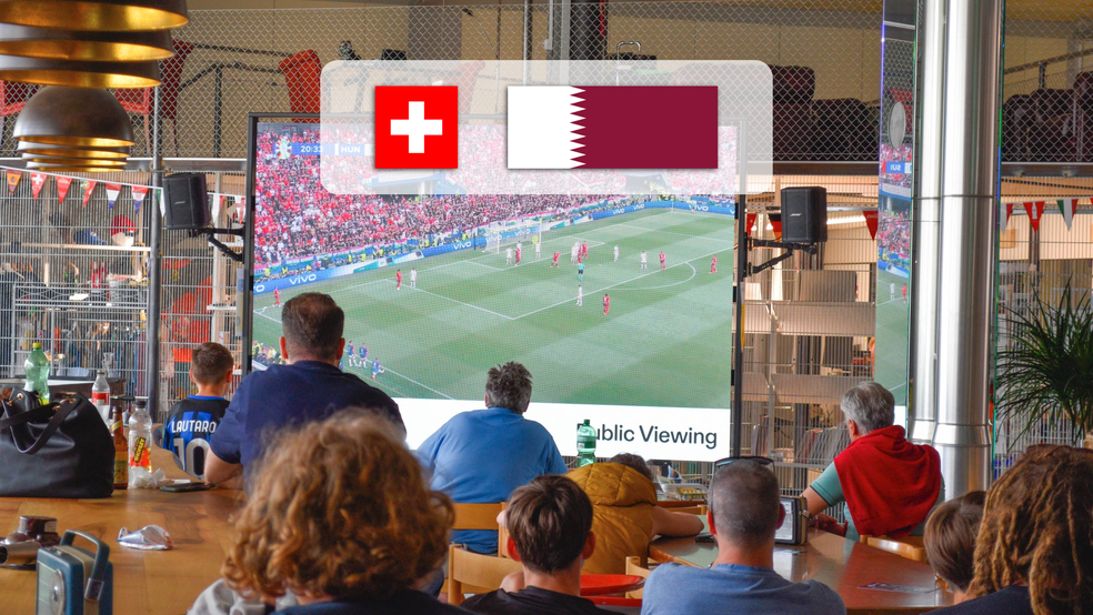 Bild von WM Public Viewing: Schweiz - Katar