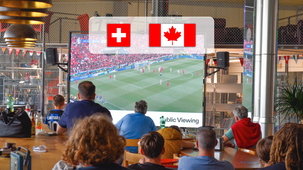 Image of World Cup Public Viewing: Switzerland - Canada