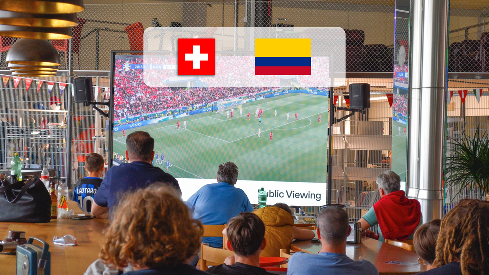 Bild von WM Public Viewing: Schweiz - Kolumbien