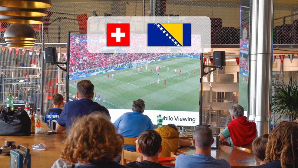 Image of World Cup Public Viewing: Switzerland - Bosnia and Herzegovina